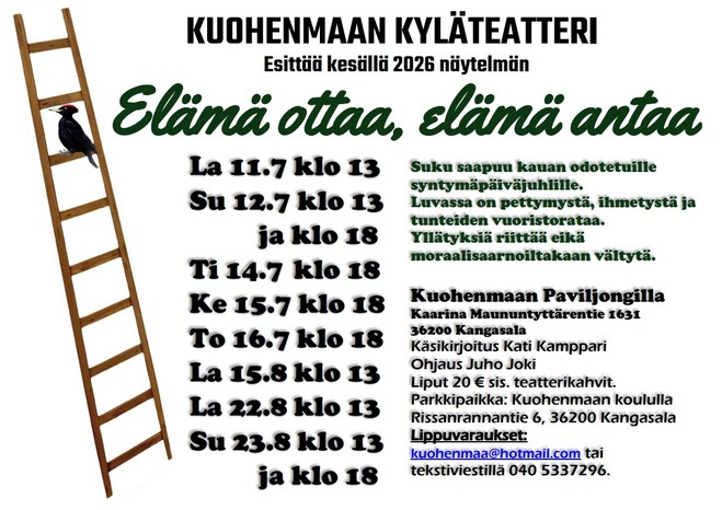 Kuohenmaan kyläteatteri 2026