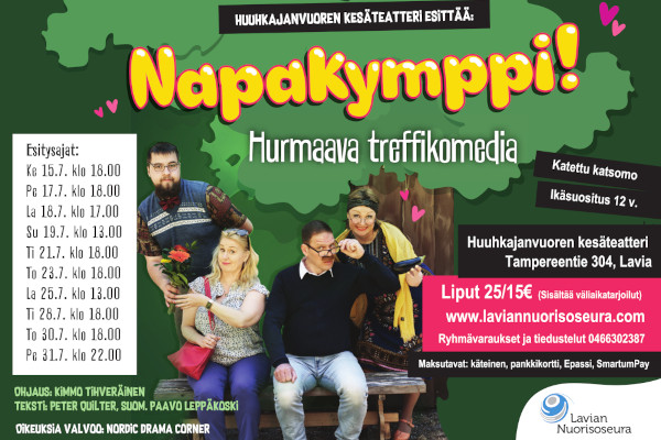 Lavia, Huuhkajanvuoren kesäteatteri 2026 vinkki