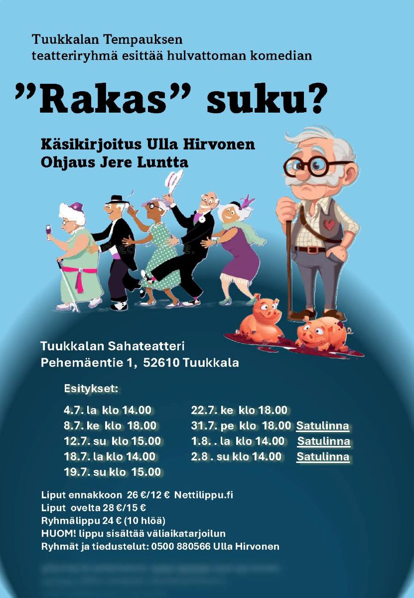 Tuukkalan Tempauksen teatteriryhmä 2026
