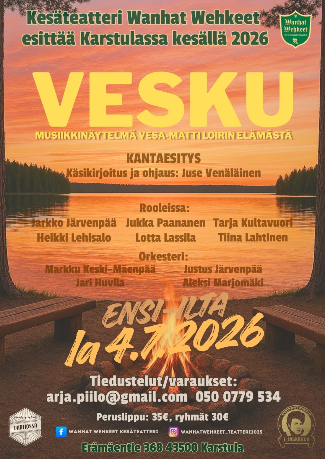 Wanhat Wehkeet kesäteatteri 2026