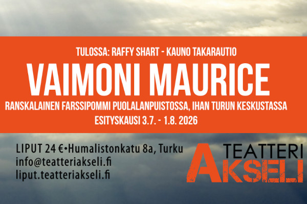 Teatteri Akseli 2026 vinkki