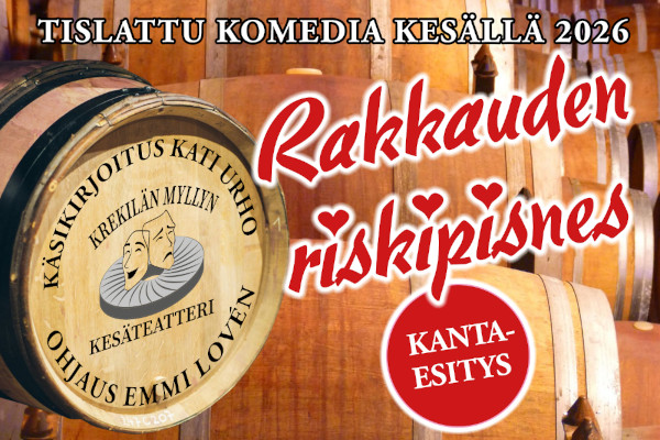 Krekilän Myllyn kesäteatteri 2 2026 vinkki