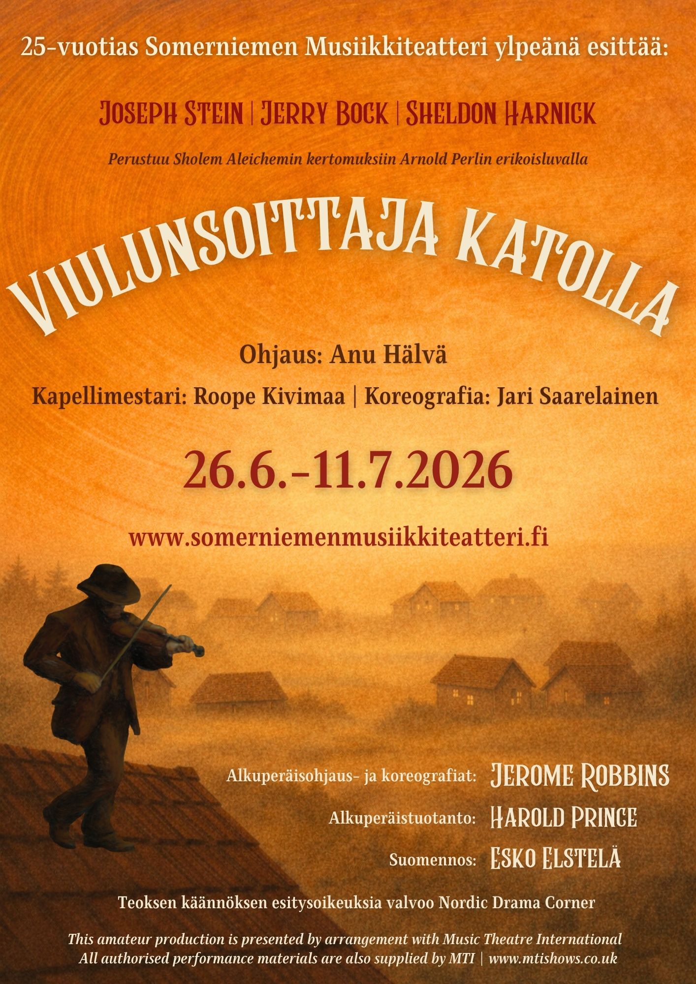 Somerniemen Musiikkiteatteri 2026