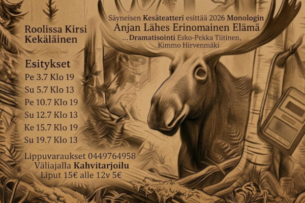 Säyneisen kesäteatteri 2026 vinkki